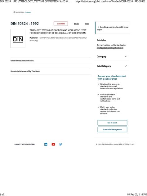 din 50324 testing of friction and wear|DIN 50324 Datasheet .